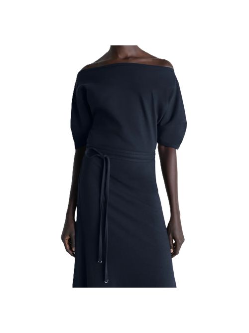 Lemaire ABITO CON SPALLE SCOPERTE IN JERSEY DI COTONE E LINO PESANTE Lemaire | DR1147 LJ1010BR498 URCHIN